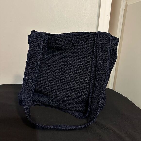 The Sak Crochet Craze Crossbody Bag in NAVY - Picture 2 of 5